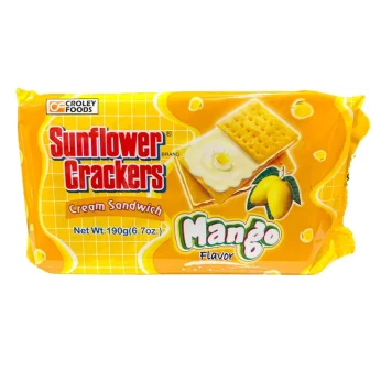 Μπισκότα με Γέμιση Γεύσης Μάνγκο 190g SUNFLOWER