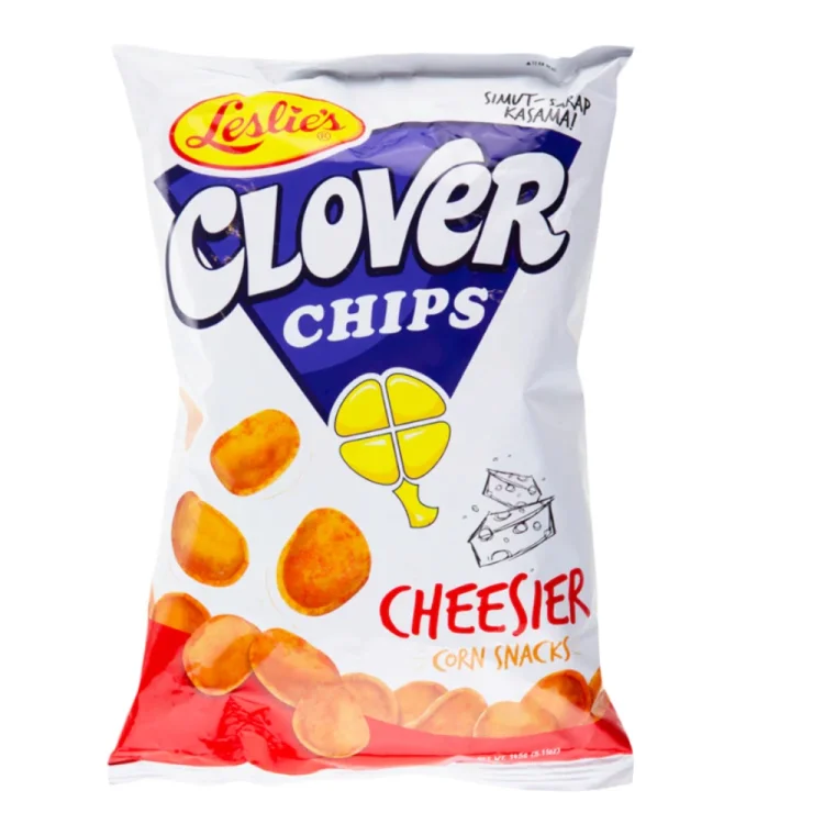 Σνακ Καλαμποκιού με Γεύση Τυρί Clover 85g LESLIE'S