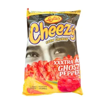 Cheezy Corn Crunch Ghost Pepper XXX hot 130g LESLIE'S