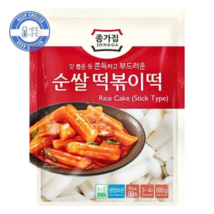 Garaetteok Rice Cake Stick Tteokbokki 500g JONGGA