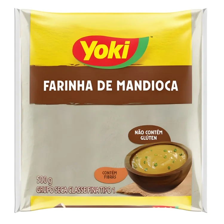 Farinha Mandioca Crua - Raw Cassava Flour 500g YOKI
