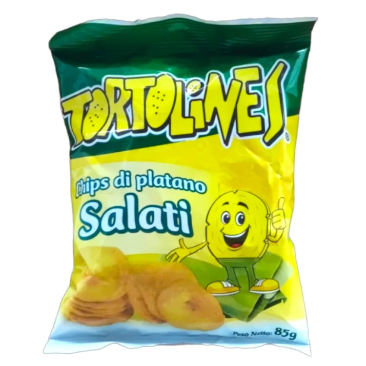 Αλατισμένα Τσιπς Μπανανών Αντιλλών - Chifles 85g TORTOLINES