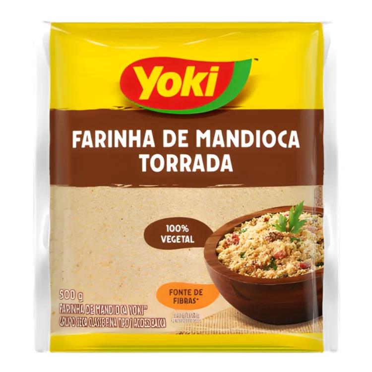 Farinha Mandioca Torrada - Toasted  Cassava Flour 500g YOKI