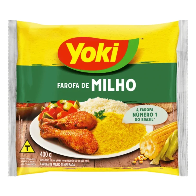 Farofa Milho Pronta - Instant Corn Farofa 400g YOKI