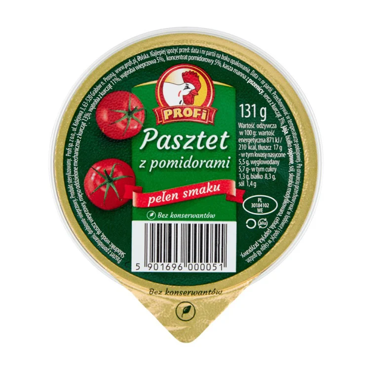 Πατέ Κοτόπουλο Με Ντομάτα 131g PROFI