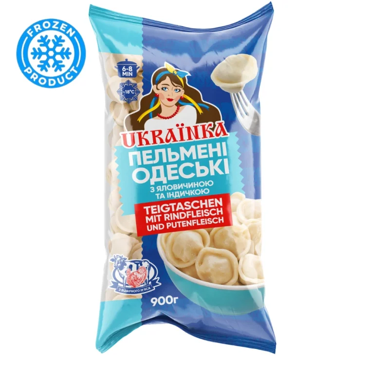 Pelmeni Odesskie Beef&Turkey - Пельмени Одесские говяд/индюш 900g UKRAINKA