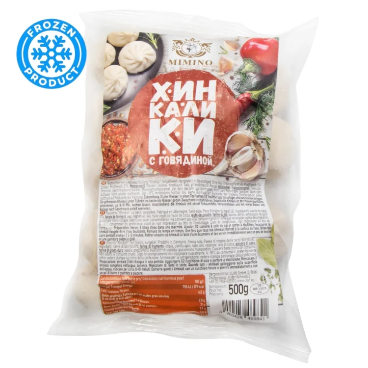 Beef Hinkali Frozen 500g MIMINO