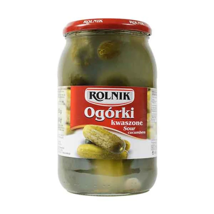Salted Pickled Cucumbers 900ml ROLNIK