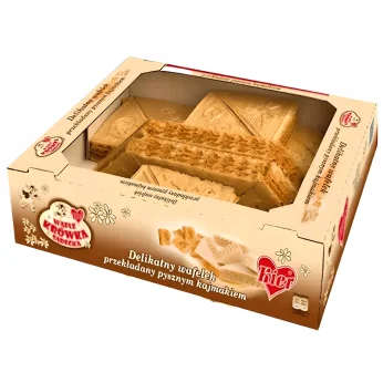 Waffles With Sweet Condensed Milk Flavor 500g PL KIER