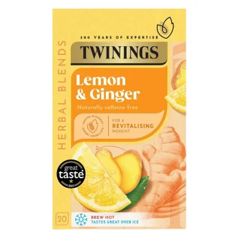 Αφέψημα Λεμόνι & Τζίντζερ 20 Φακελάκια 30g TWININGS