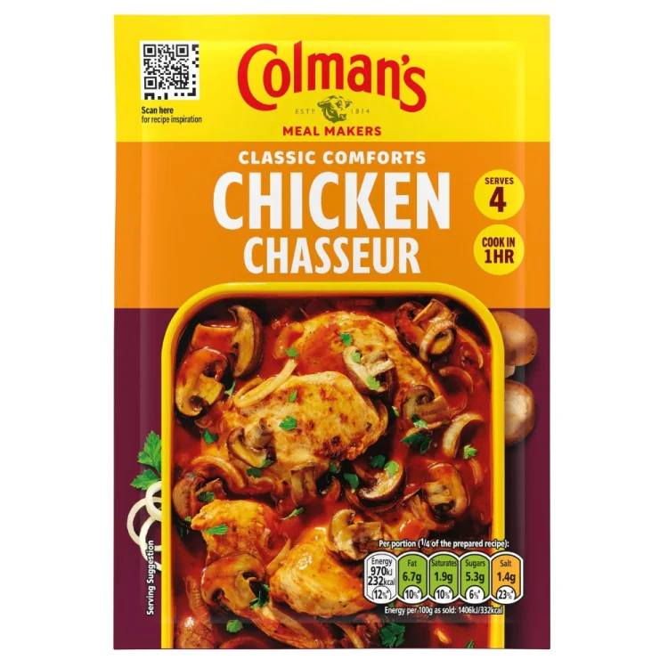 Μείγμα για Σάλτσα Κοτόπουλο Κυνηγού 43g COLMAN'S