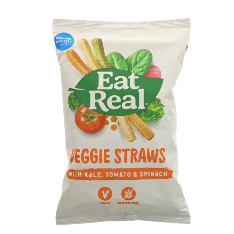 Veggie Straws with Kale, Tomato and Spinach 113g EAT REAL