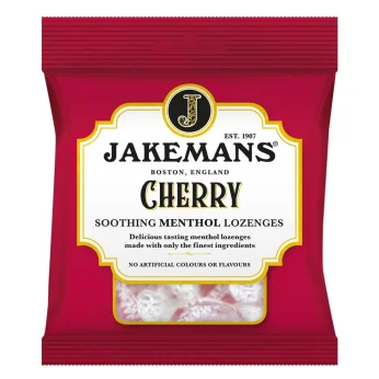 Καραμέλες Λαιμού με Γεύση Κεράσι 73g JAKEMANS