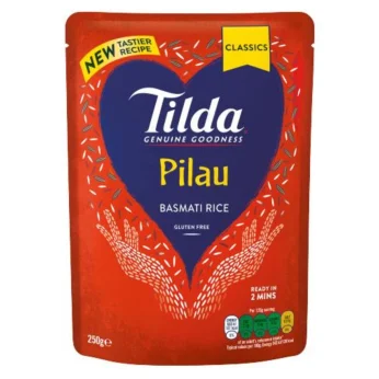 Steamed Pilau Basmati Rice 250g TILDA