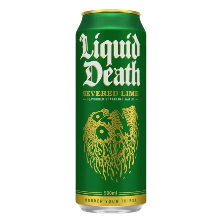 Severed Lime Sparkling Water 500ml LIQUID DEATH