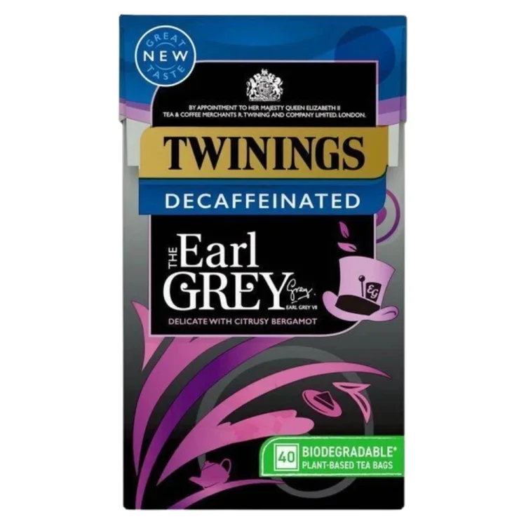 Μαύρο Τσάι Περγαμόντο Decaf 40 φακελάκια TWININGS