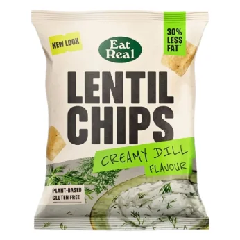 Lentil Chips Creamy Dill 40g EAT REAL