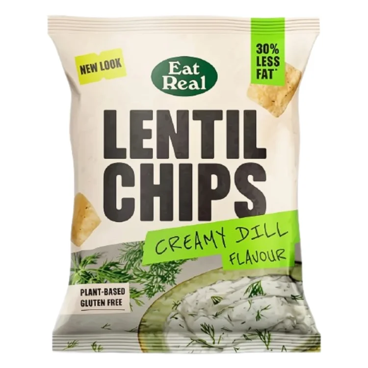 Τσιπς Φακής με Γεύση Κρέμα Άνηθου 40g EAT REAL