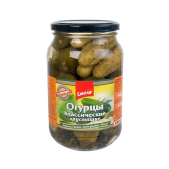 Pickled Cucumbers Hrustiasie 900ml EMELA