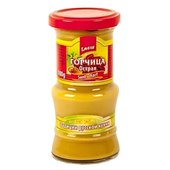 Μουστάρδα εξαιρετικά Καυτερή - Горчица Острая 180g EMELA Μουστάρδα εξαιρετικά Καυτερή - Горчица Острая 180g EMELA