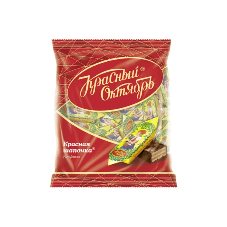 Σοκολατάκια Κρασνάγια Σαπότσκα 250g ROT FRONT