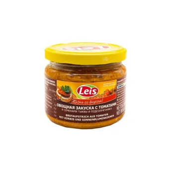Άλειμμα από Ντομάτα, Κολοκύθα και Ηλιόσπορο 280g LEIS