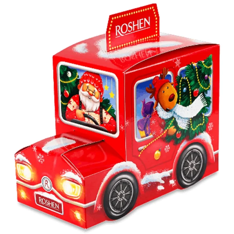 Selection of Chocolate Treats Santa's Car 388g ROSHEN