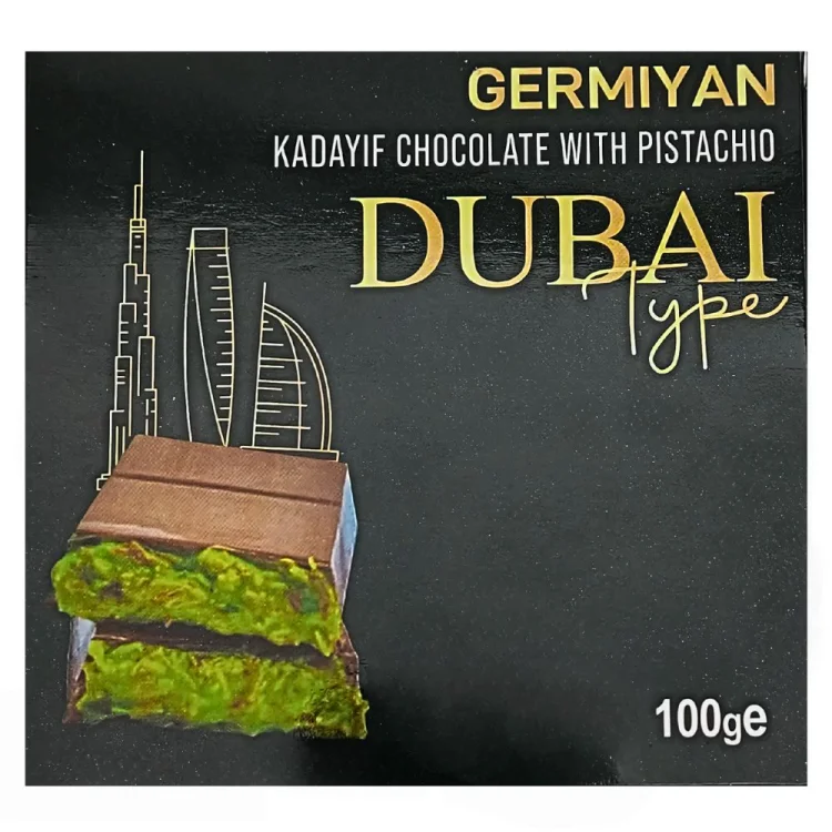 Dubai Style Milk Chocolate 100g GERMIYAN