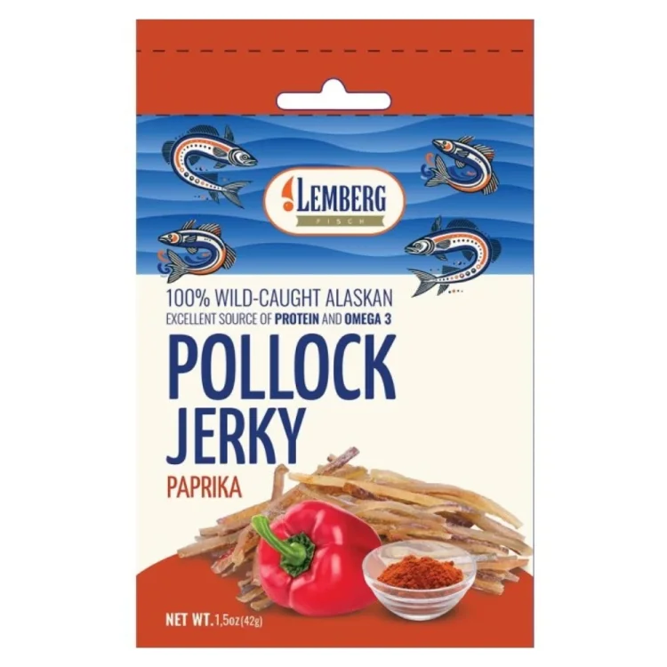 Pollock Jerky Paprika Flavour 42g LEMBER