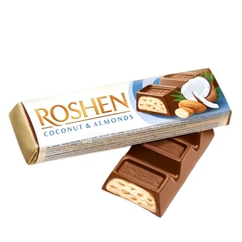 Milk Chocolate with Almonds & Coconut 29g ROSHEN