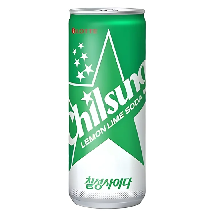 Ανθρακούχο Αναψυκτικό Λεμόνι & Λάιμ Chilsung 250ml LOTTE