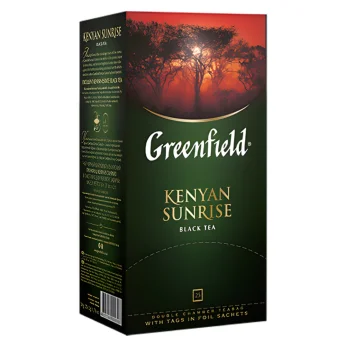 Kenyan Sunrise Μαύρο Τσάι σε Φακελάκια 50g (25x2g) GREENFIELD