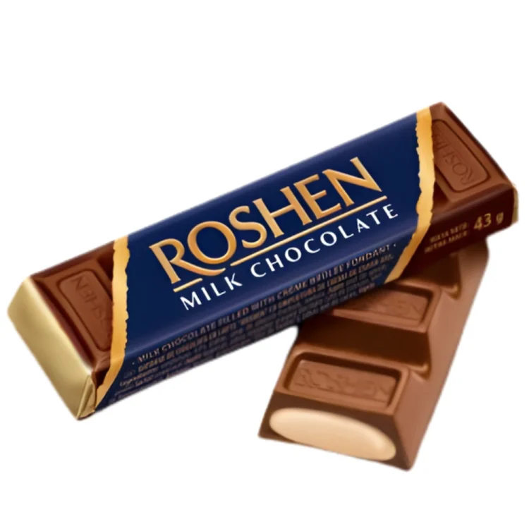 Σοκολάτα Γάλακτος με Creme Brulee 43g ROSHEN
