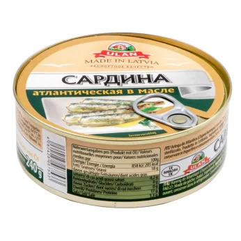 Σαρδέλες σε Λάδι - Сардины в масле 240g ULAN