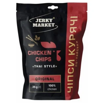Σνακ Κοτόπουλου με Γεύση Ταϊλανδέζικη 35g JERKY MARKET