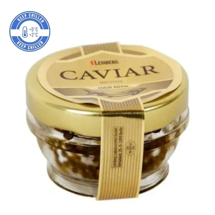 Black Sturgeon Caviar Amur Royal 30g LEMBERG