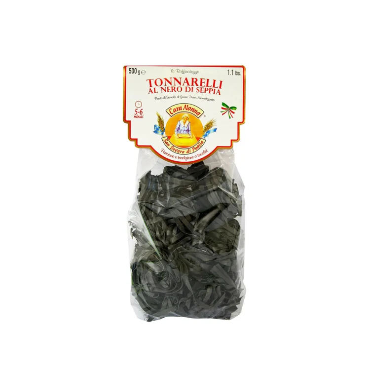 Ζυμαρικά Tonnarelli με Μελάνι Σουπιάς 500g CARA NONNA