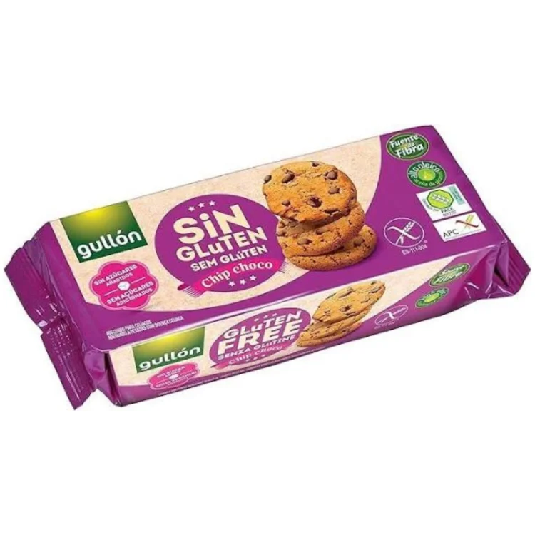 Chocotale Chip Cookies No Added Sugar Gluten Free 130g GULLON