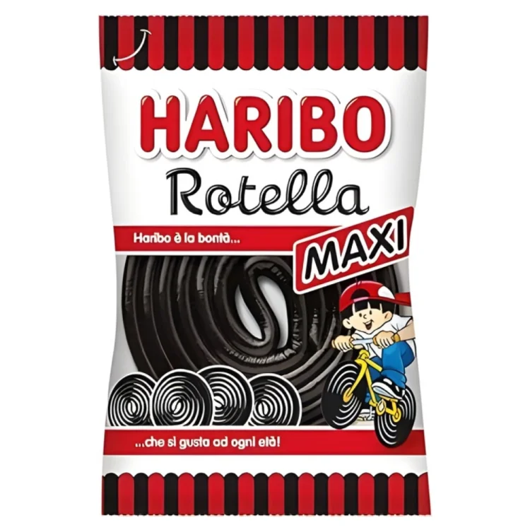Ζαχαρωτό Ροδέλα με Γλυκόριζα 13g HARIBO