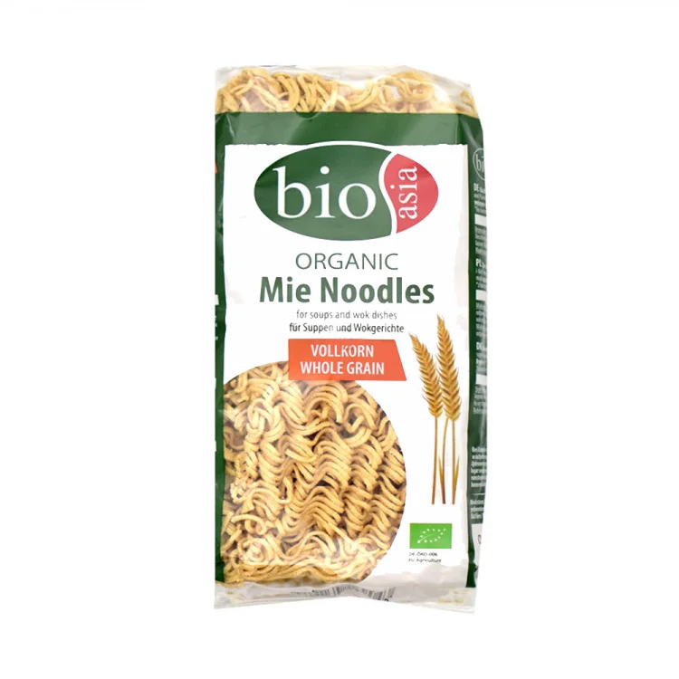 Organic Wholewheat Mie Noodles BIOASIA 250g
