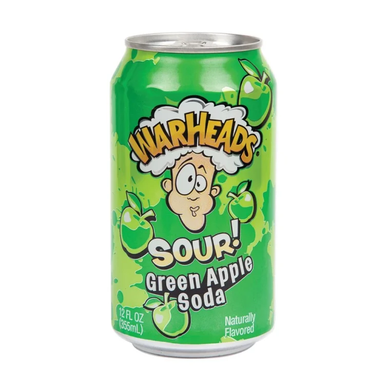 Sour Green Apple Soda 335g WARHEADS