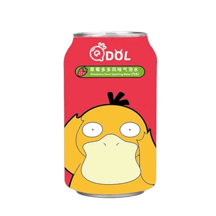 Pokemon Psyduck Strawberry Soda 330g QDOL