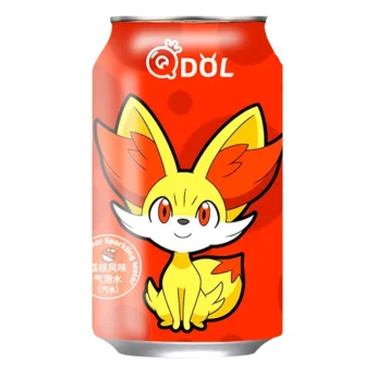 Ανθρακούχο Αναψυκτικό με Γεύση Λίτσι Fannekin Pokemon 330g QDOL