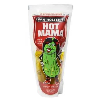 Αγγούρι Τουρσί Καυτερό Hot Mama 196g VAN HOLTENS