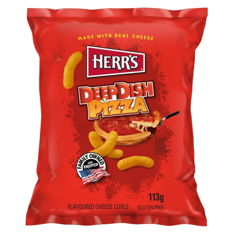 Τυρογαριδάκια με Γεύση Πίτσα 113g HERR'S