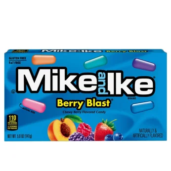 Chewy Assorted Berry Blast Flavoured Candy 120g MIKE AND IKE