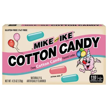 Chewy Cotton Candy Flavoured Candy 120g MIKE AND IKE