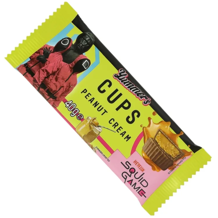 Yummers Cups Peanut Cream Filling 40g SQUID GAME