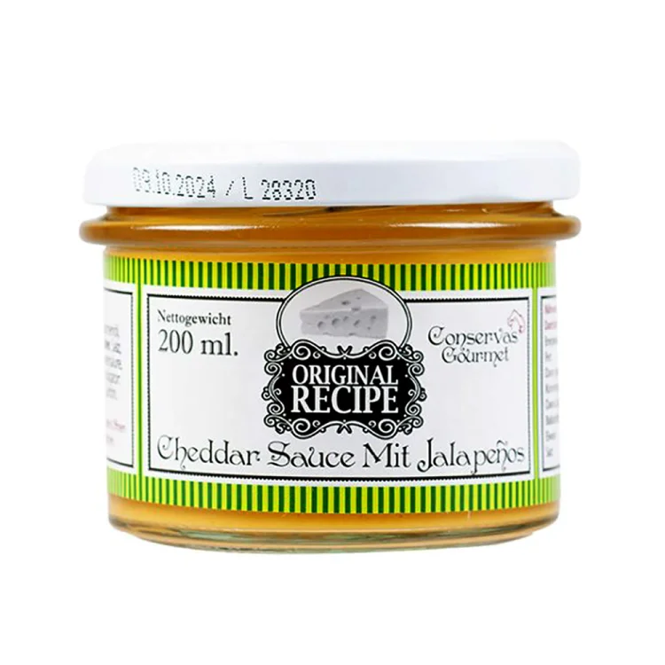 Σάλτσα Τσένταρ με Χαλαπένιος 200g CONCERVAS GOURMET