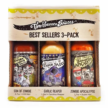 Best Sellers 3-Pack XHot Torchbearer Chili Sauces 60g TORCHBEARER